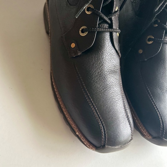 Men’s Blondo Aqua Protect Brown Genuine Leather Fur Lining LaceUp Boots size 11N - Picture 5 of 16